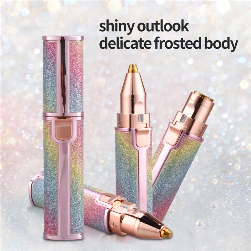 2-in-1 Rechargeable Hair Remover & Eyebrow Trimmer