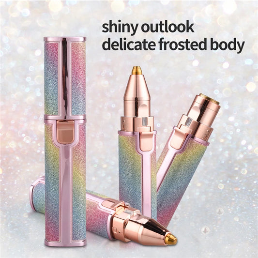 2-in-1 Rechargeable Hair Remover & Eyebrow Trimmer