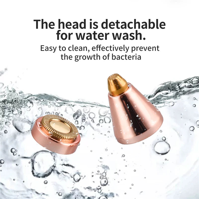 2-in-1 Rechargeable Hair Remover & Eyebrow Trimmer