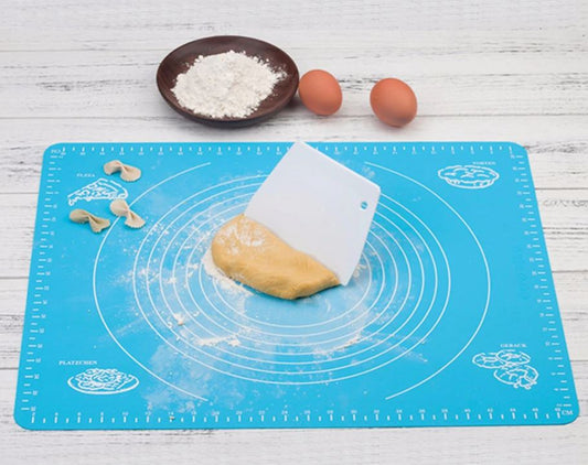 Silicone Baking Mat for Pastry & Roti Rolling Extra Large with Measurements Flairex