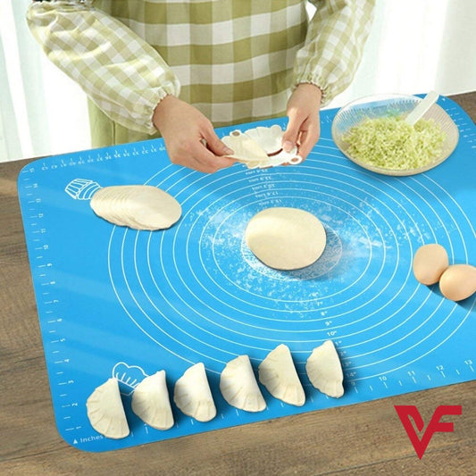 Silicone Baking Mat for Pastry & Roti Rolling Extra Large with Measurements Flairex