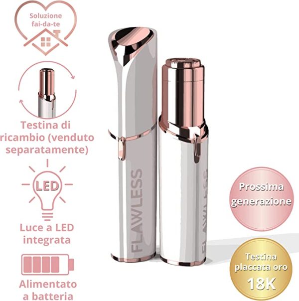 Flawless Facial Hair Remover Trimmer for women - Rechargeable