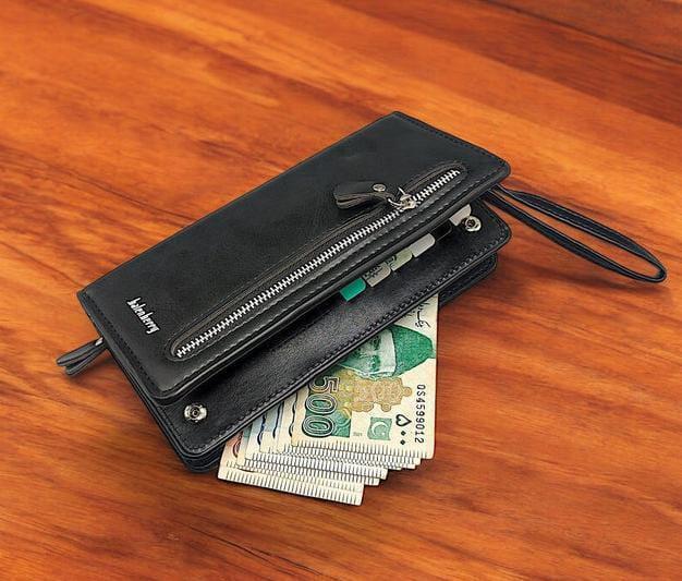 Unisex Leather Long Wallet | Classic Everyday Wallet