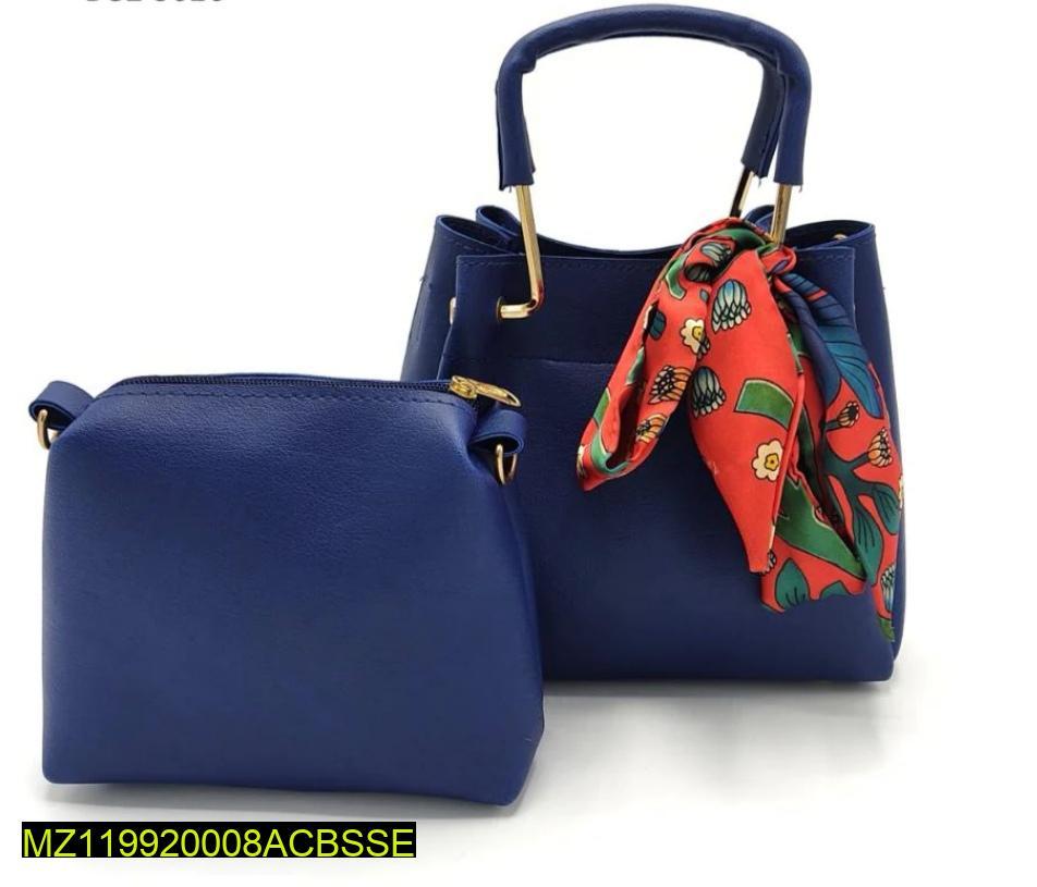 Women’s PU Leather Plain Handbag Set | Elegant Daily Bag