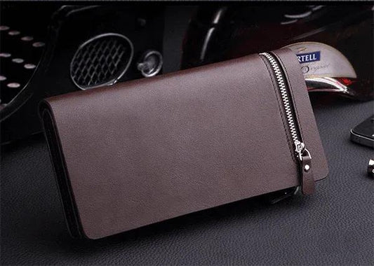 Men’s Long Zipper Wallet | Classic Everyday Wallet