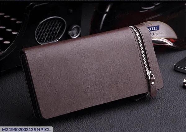 Men’s Long Zipper Wallet | Classic Everyday Wallet